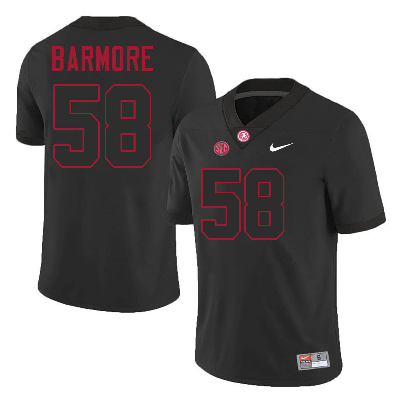 Christian Barmore Alabama Jersey,University Of Alabama Crimson Tide Football Jersey,Uniforms-Black